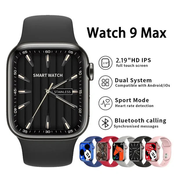 Watch 9 Max Smart Watch | Bluetooth Smart Watch For Man & Women